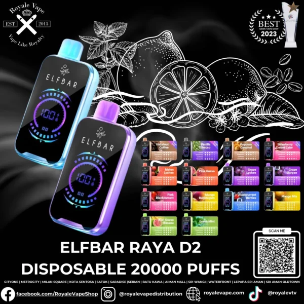 ELFBAR RAYA D2 20000